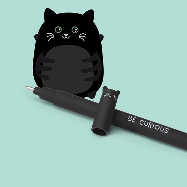 Στυλό Legami Erasable Black Cat 0.7 με Μαύρο Μελάνι EP0005