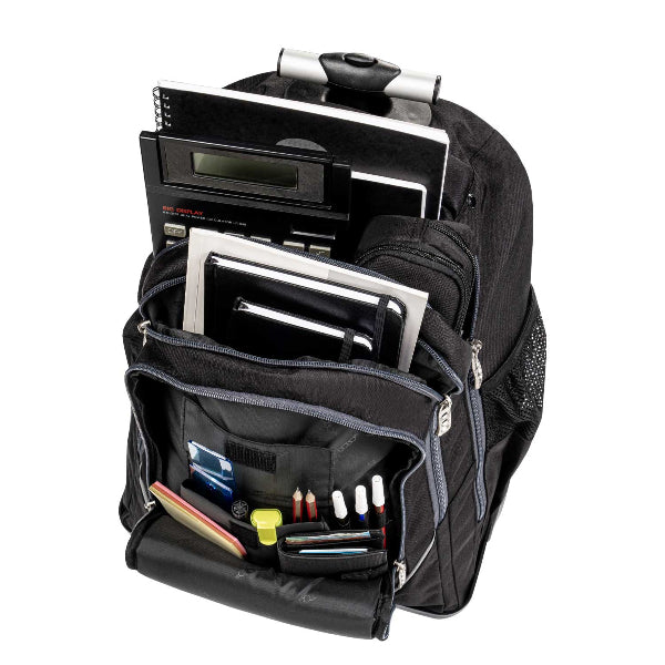 Σχολική Τσάντα Trolley Cart Μαύρη