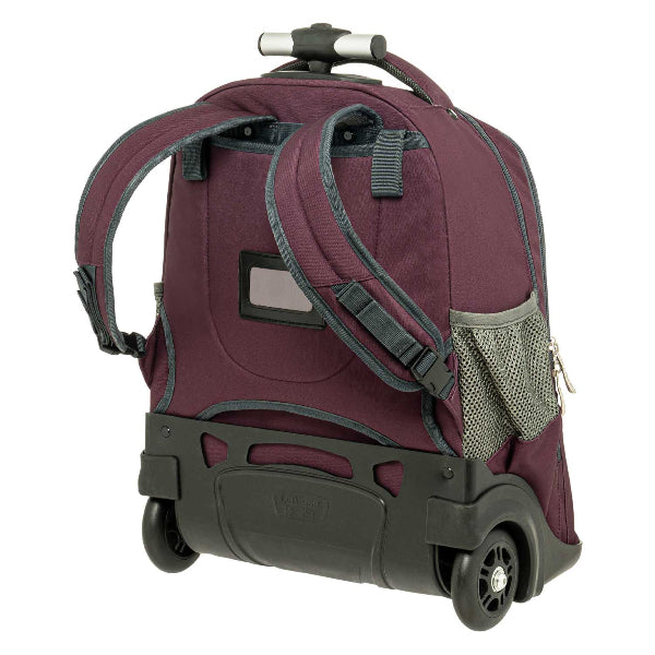 Σχολική Τσάντα Trolley Cart Μελιτζανί