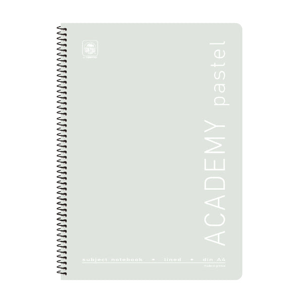 Τετράδιο Σπιράλ Α4 Academy Pastel 2 Θεμάτων