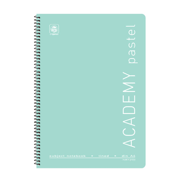 Τετράδιο Σπιράλ Α4 Academy Pastel 2 Θεμάτων