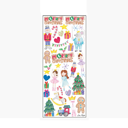 Χριστουγεννιάτικα Αυτοκόλλητα Xmas Nutcracker