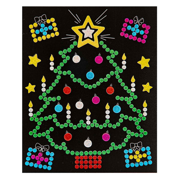 Χριστουγεννιάτικο Holographic Dot Sticker Set Δέντρο