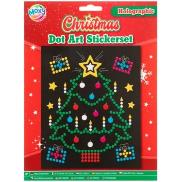 Χριστουγεννιάτικο Holographic Dot Sticker Set Δέντρο