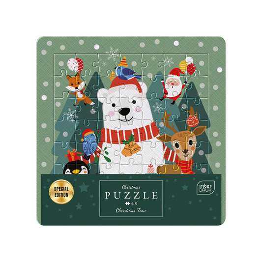 Χριστουγεννιάτικο Παζλ 49 Κομμάτια Xmas Frame Christmas Time